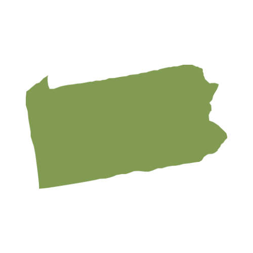 pennsylvania state outline icon